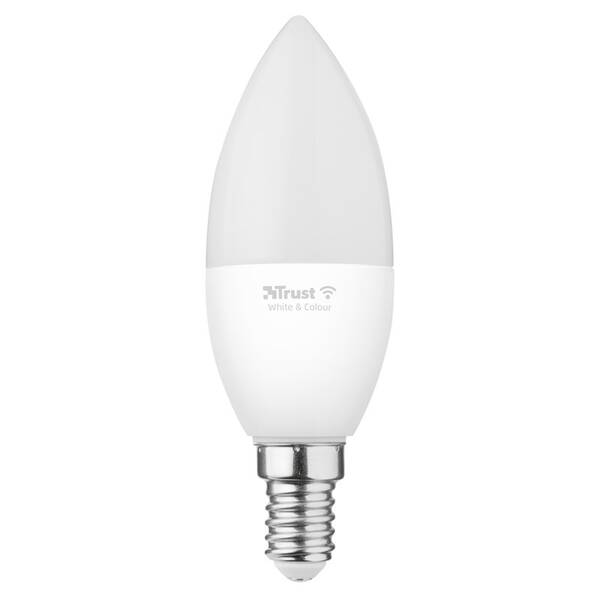Chytrá žárovka Trust Smart WiFi LED E14 White & Colour 

