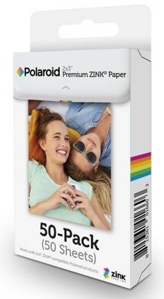 Instantní film Polaroid Zink Premium 2x3", 50 fotografií bílý

