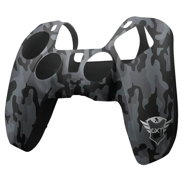 Obal Trust GXT 748 Controller Silicone Sleeve pro PS5 - black camo 

