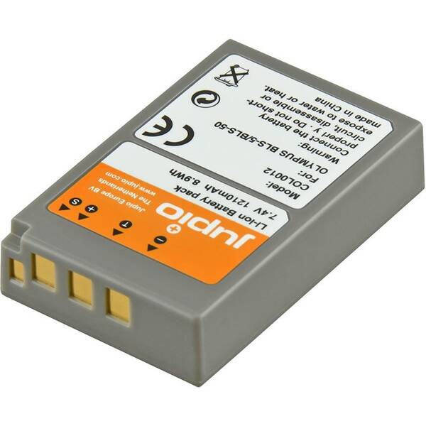 Baterie Jupio BLS-5 (BLS-50) 1210 mAh (Olympus) šedá

