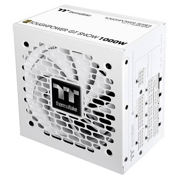 Zdroj Thermaltake Toughpower GT 1000W White, modular, 80+ Gold bílý

