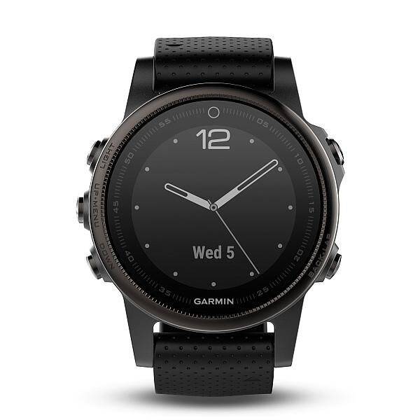 Chytré hodinky Garmin Fenix 5S Sapphire černé/šedé

