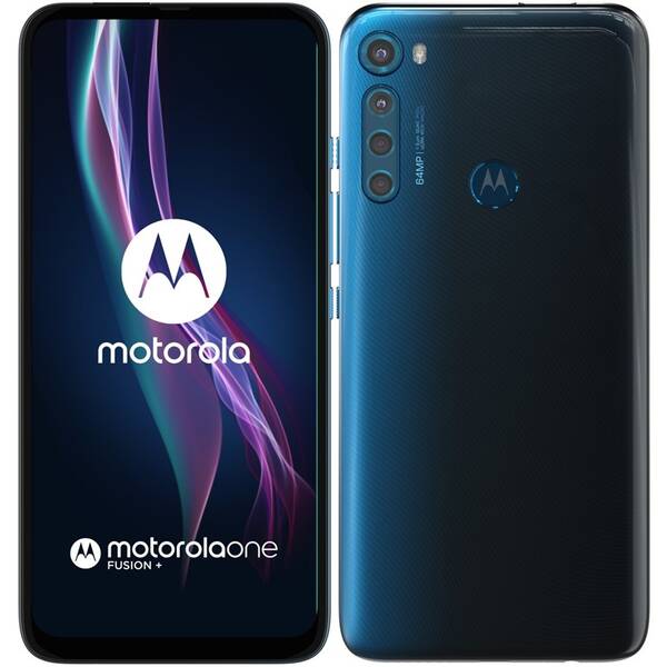 Mobilní telefon Motorola One Fusion+ modrý

