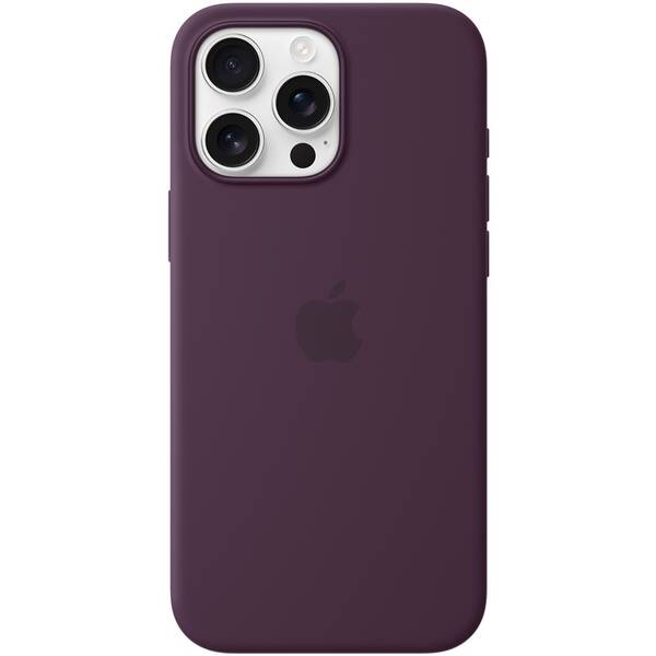 Kryt na mobil Apple iPhone 16 Pro Max Silicone Case s MagSafe - švestkový 

