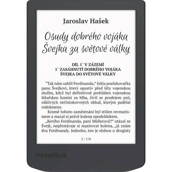 Čtečka e-knih PocketBook 619 Verse Lite šedá

