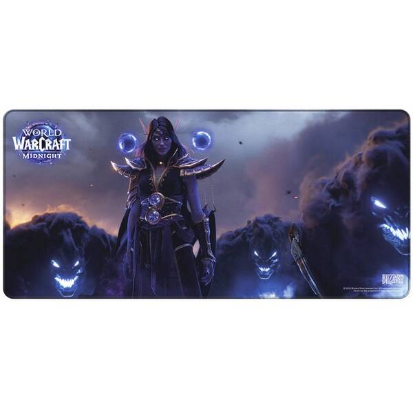 Podložka pod klávesnici a myš FSH World Of WarCraft: Midnight Xalatath, XL fialová

