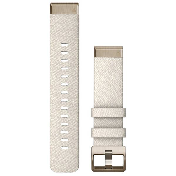 Řemínek Garmin QuickFit (20 mm), nylonový, přezka cream gold béžový

