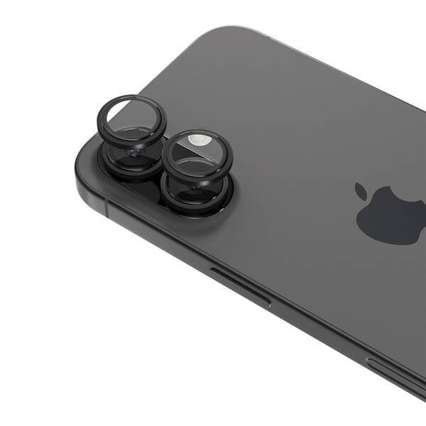 Ochranné sklo čočky fotoaparátu Epico Aluminium Lens Protectors na Apple iPhone 17 černé


