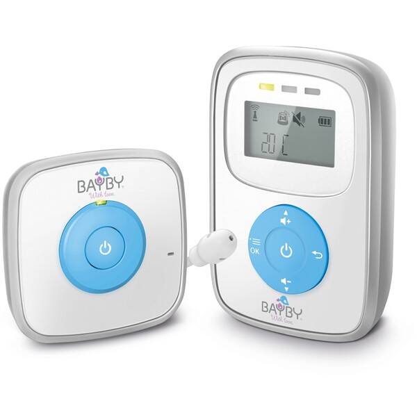Dětská elektronická chůva BAYBY BBM 7010 digitální audio s LCD bílá


