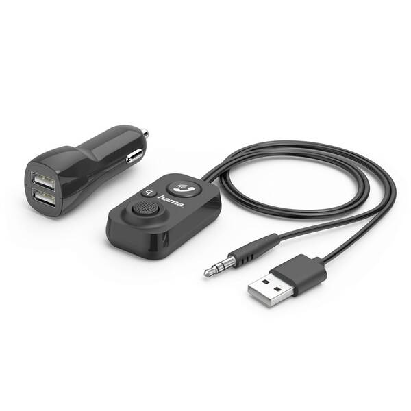 Handsfree Hama do vozidla s aux-in, USB napájení 

