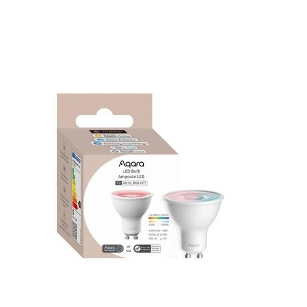Žárovka LED Aqara Bulb T2 LB-L03D, GU10, RGB, CCT bílá

