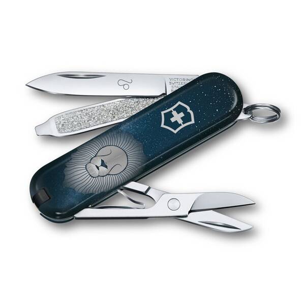 Nůž kapesní Victorinox ZODIC CLASSIC SD, Leo 58 mm modrý

