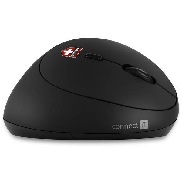 Myš Connect IT vertikální, ergonomická pro ženy černá

