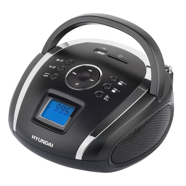 Radiopřijímač Hyundai TR 1088 SU3BS černý/stříbrný

