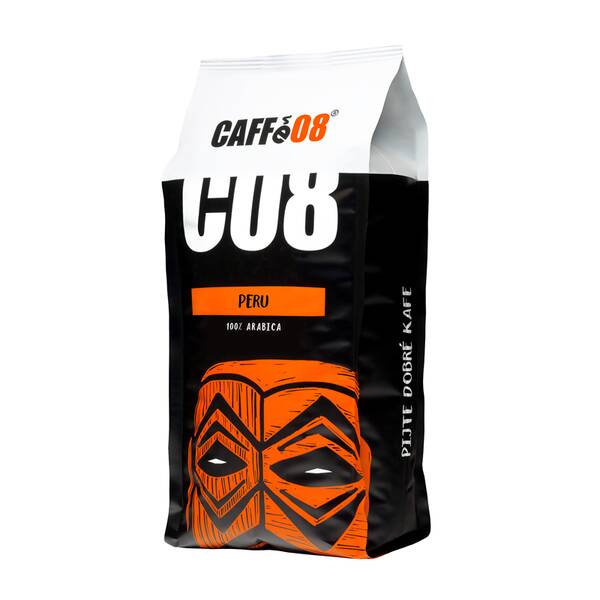 Káva zrnková CAFFE08 Peru, 250 g 

