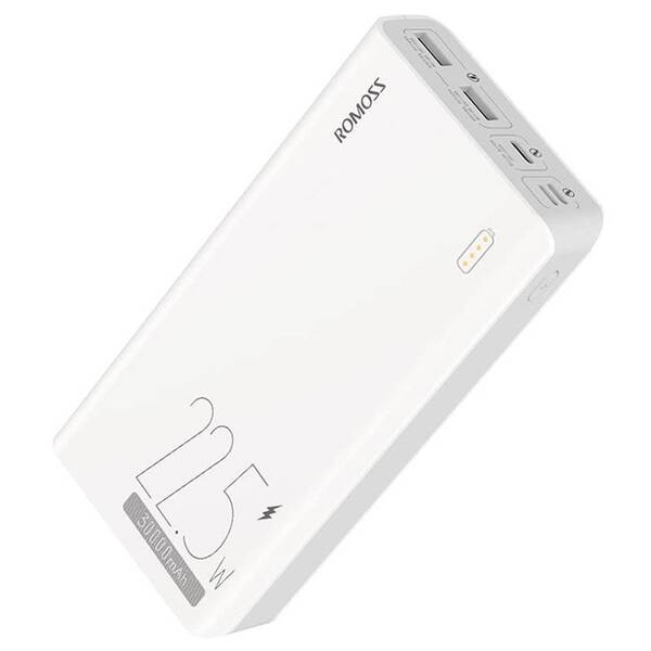 Powerbanka Romoss Sense 8F 30 000mAh 22.5W bílá

