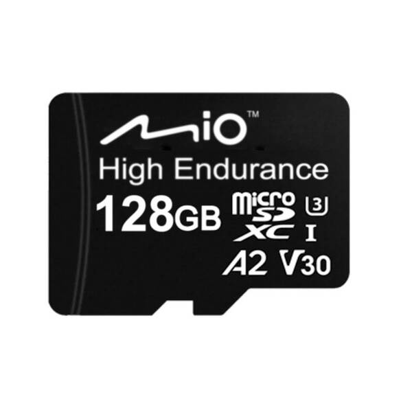 Paměťová karta Mio High Endurance, microSD 128GB, A2, U3/V30 
