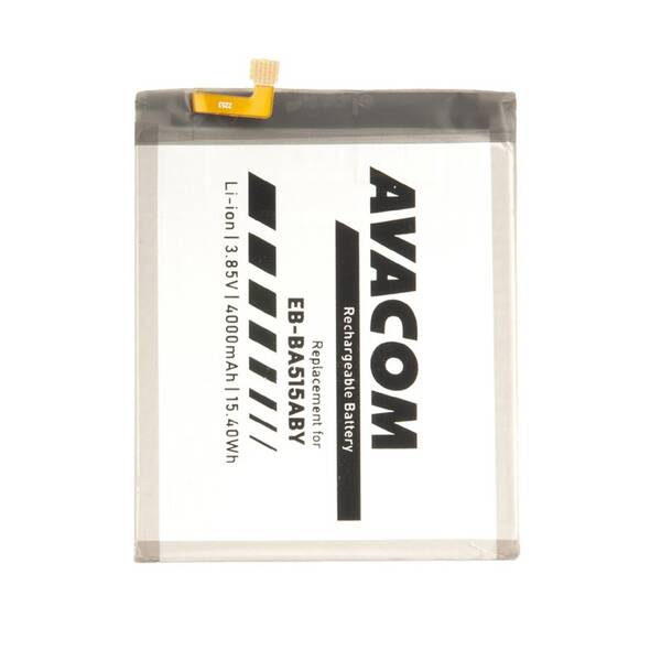 Baterie Avacom na Samsung Galaxy A51, Li-Ion 3,85V 4000mAh (náhrada EB-BA515ABY) bílá

