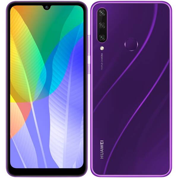 Mobilní telefon Huawei Y6p (HMS) fialový

