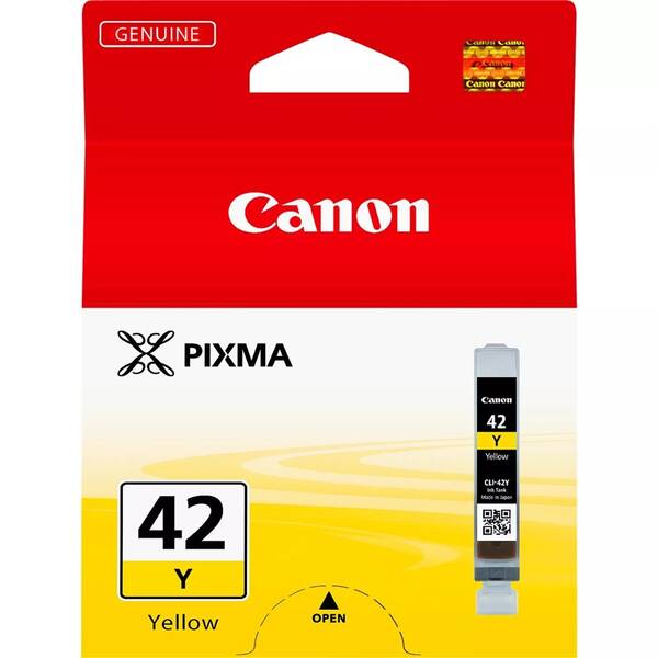 Inkoustová náplň Canon CLI-42 Y, 284 stran žlutá

