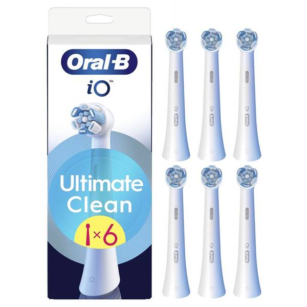 Náhradní hlavice Oral-B iO Ultimate Clean White XL Pack (6 ks) bílá

