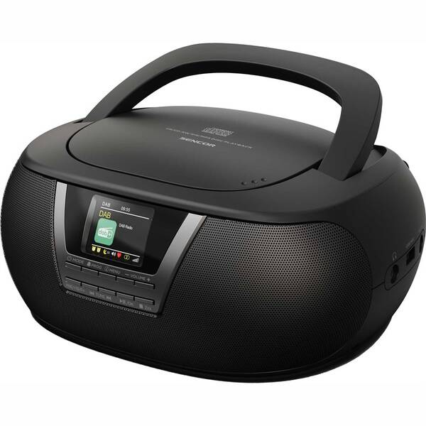 Radiopřijímač DAB+/CD Sencor SPT 6200DB černá barva
