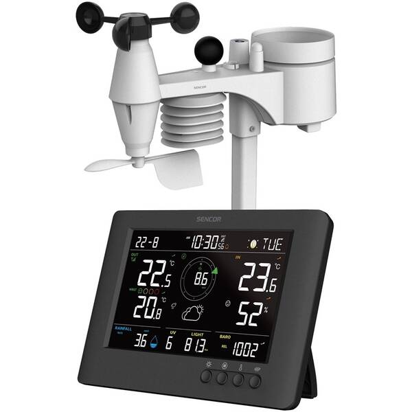 Meteorologická stanice Sencor SWS 9500 černá


