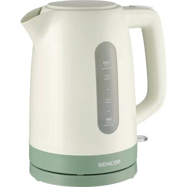 Rychlovarná konvice Sencor SWK 1732GR 1,7 l zelená/béžová

