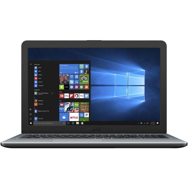 Notebook Asus X540BA-DM653T stříbrná barva
