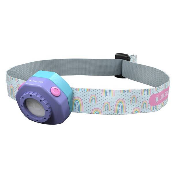 Čelovka LEDLENSER KIDLED 4R RAINBOW bílá/fialová

