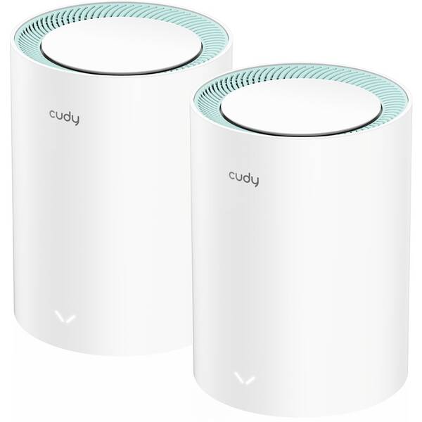 Komplexní Wi-Fi systém Cudy M1300 AC1200 Wi-Fi Mesh Gigabit, set 2 ks bílý

