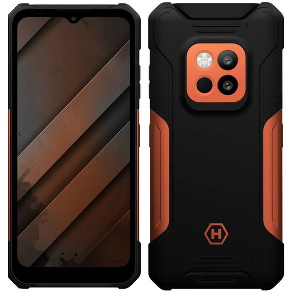 Mobilní telefon myPhone Hammer Construction 2 Thermal 5G 8 GB / 256 GB oranžový

