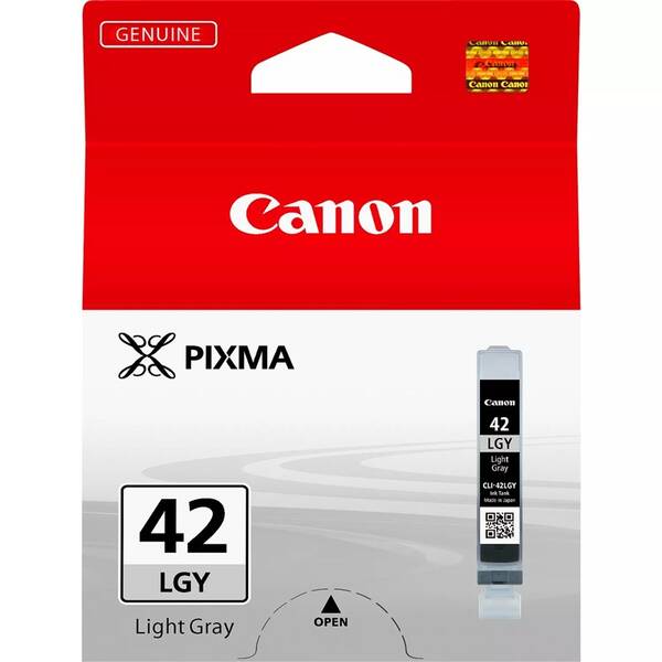 Inkoustová náplň Canon CLI-42 LGY, 835 stran, světle šedá 

