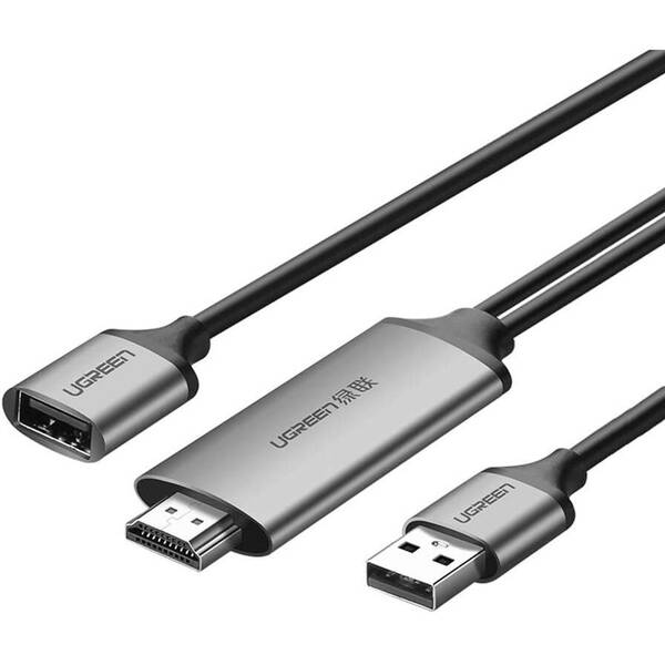 Kabel UGREEN USB/HDMI Digital AV Adapter 1,5m šedý

