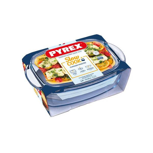 Pekáč Pyrex 33 × 20 cm, 4,5 l sklo

