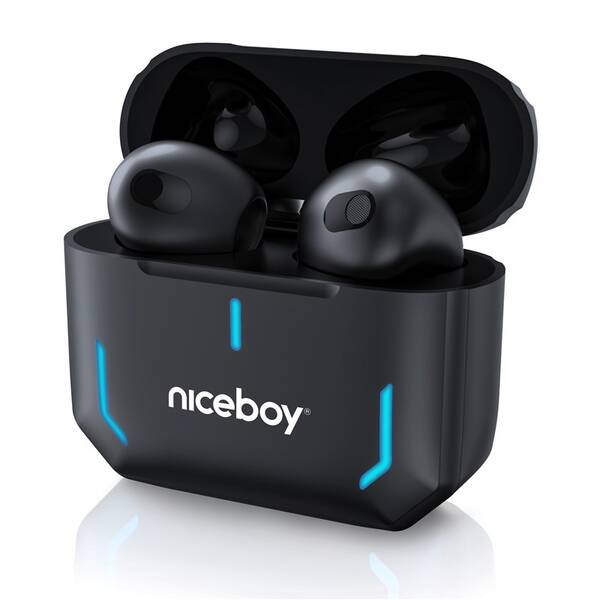 Sluchátka Niceboy HIVE SpacePods černá

