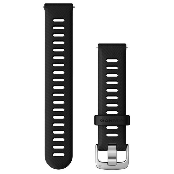 Řemínek Garmin Quick Release (18 mm), přezka silver černý

