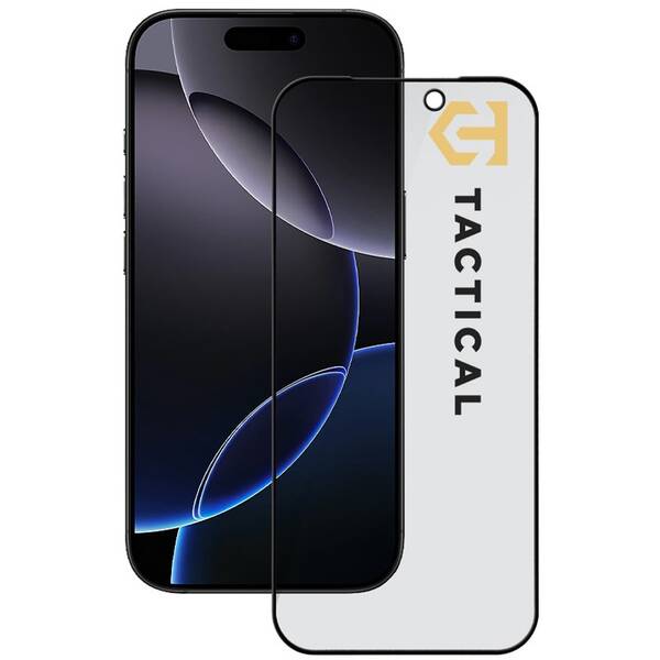 Tvrzené sklo Tactical Glass Shield Privacy Stealth 5D na Apple iPhone 17 Pro černé

