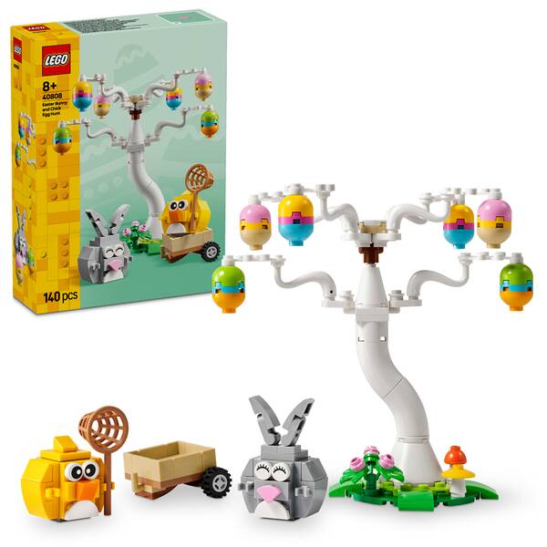 Stavebnice LEGO® 40808 Velikonoční zajíček, kuřátko a sběr vajíček 

