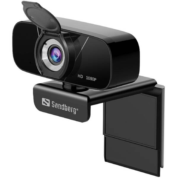 Webkamera Sandberg Webcam Chat 1080p černá

