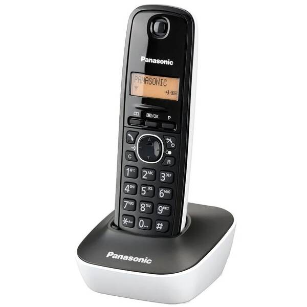 Domácí telefon Panasonic KX-TG1611FXW šedý/bílý

