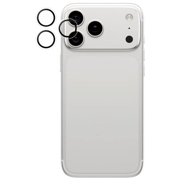 Ochranné sklo čočky fotoaparátu PanzerGlass HoOps na Apple iPhone 17 Pro/16 Pro/15 Pro/17 Pro Max/16 Pro Max/15 Pro Max průhledné

