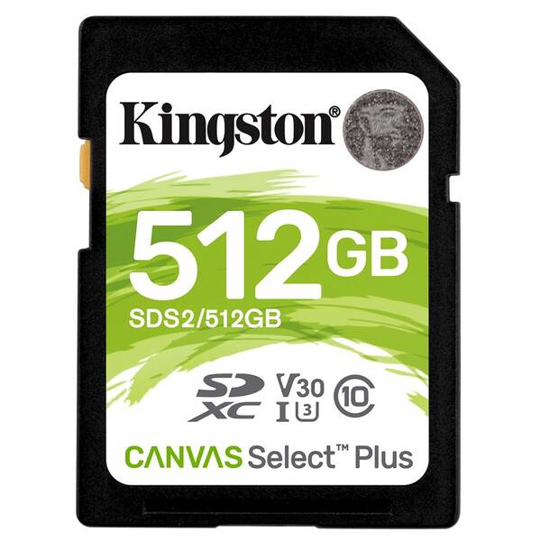 Paměťová karta Kingston SDXC 512GB UHS-I U3 (100R/85W) 

