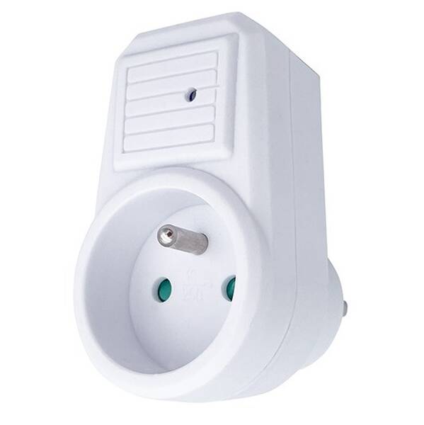 Přepěťová ochrana Solight PO20 1 zásuvka bílá barva
