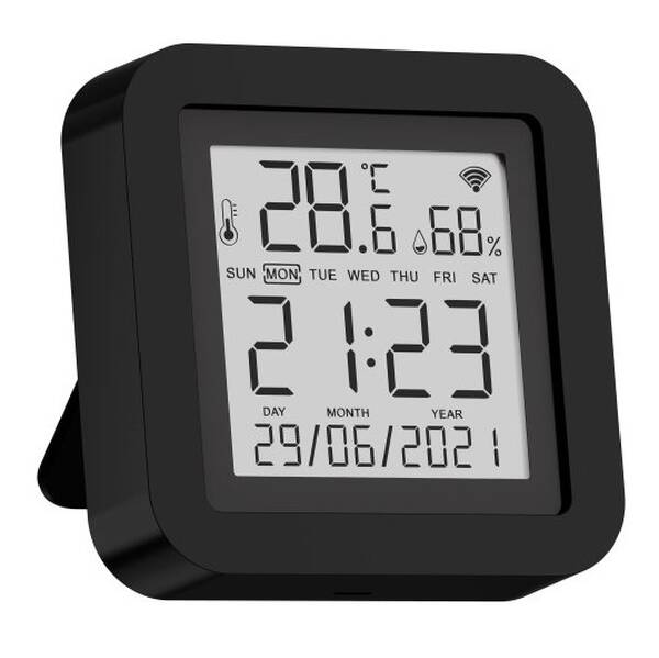 Ovladač IMMAX NEO LITE SMART IR se senzory teploty a vlhkosti s LCD, Wi-Fi, TUYA 

