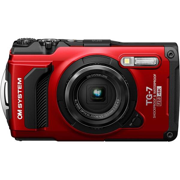 Digitální fotoaparát OM SYSTEM TG-7 červený

