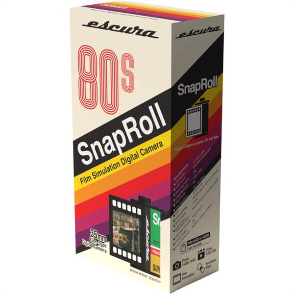Digitální fotoaparát Escura SnapRoll Mini vícebarevný

