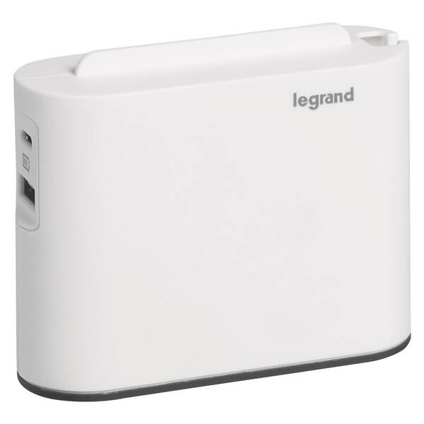 Rozbočovací zásuvka Legrand 2× zásuvka, USB bílý


