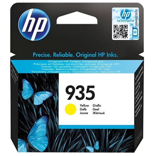 Inkoustová náplň HP 935, 400 stran žlutá

