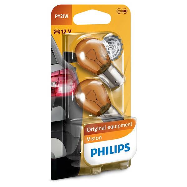 Autožárovka Philips Vision PY21W (2 ks) 

